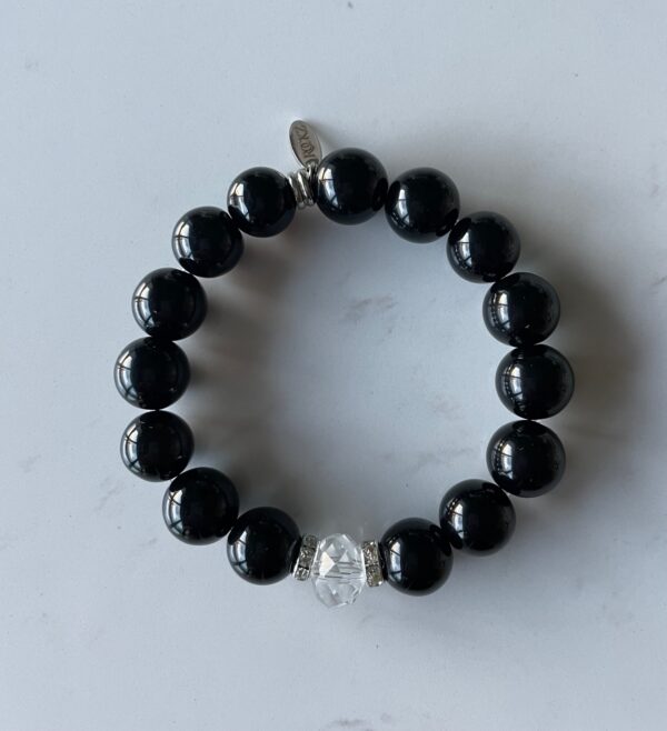 Sort Onyx armbånd - Nero Bella HV24/12 - Bilde 2