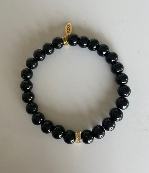 Sort Onyx armbånd - Nero Mini VS25/8 - Bilde 2