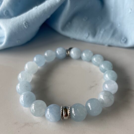 Akvamarin armbånd - True Blue Silvery VS25/10