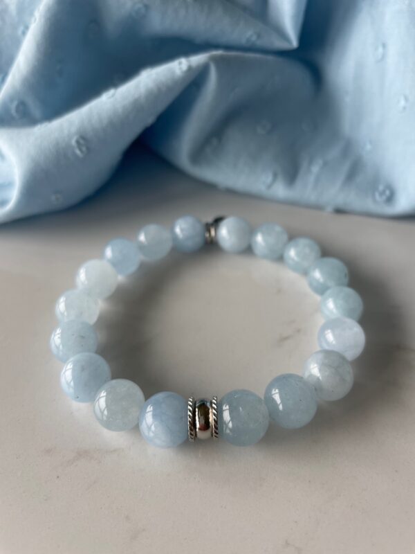 Akvamarin armbånd - True Blue Silvery VS25/10