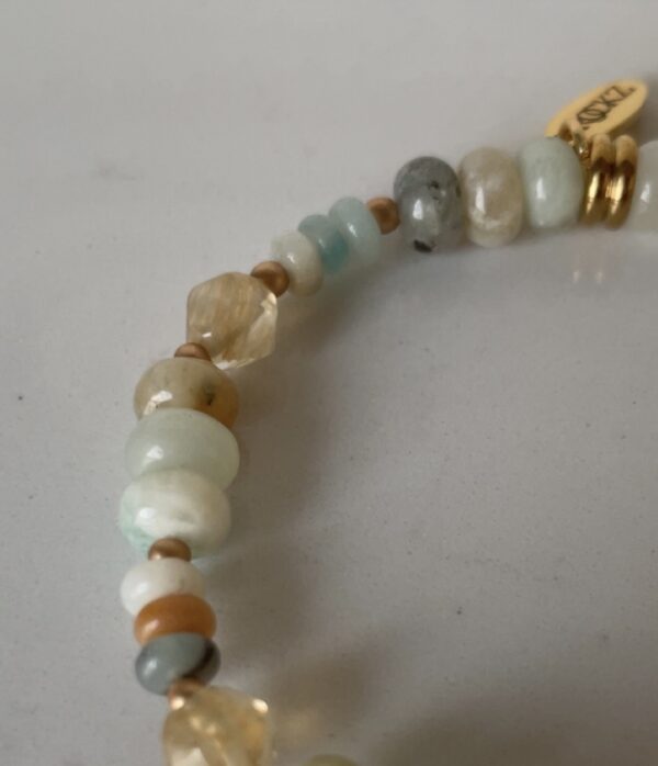 Amazonitt armbånd - Pastel Pearl VS25/6 - Bilde 3