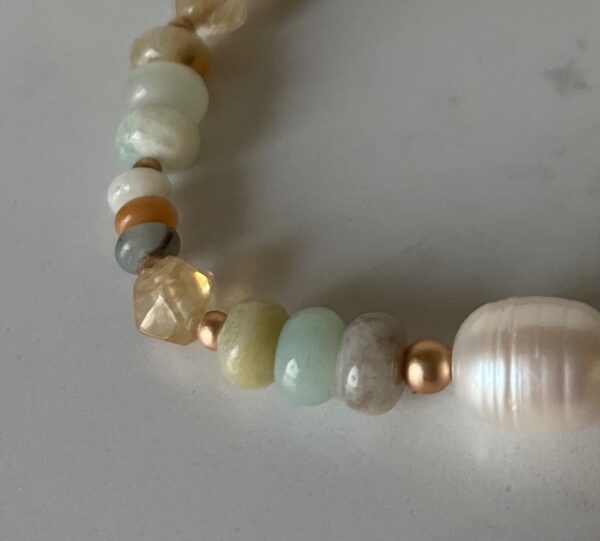 Amazonitt armbånd - Pastel Pearl VS25/6 - Bilde 4