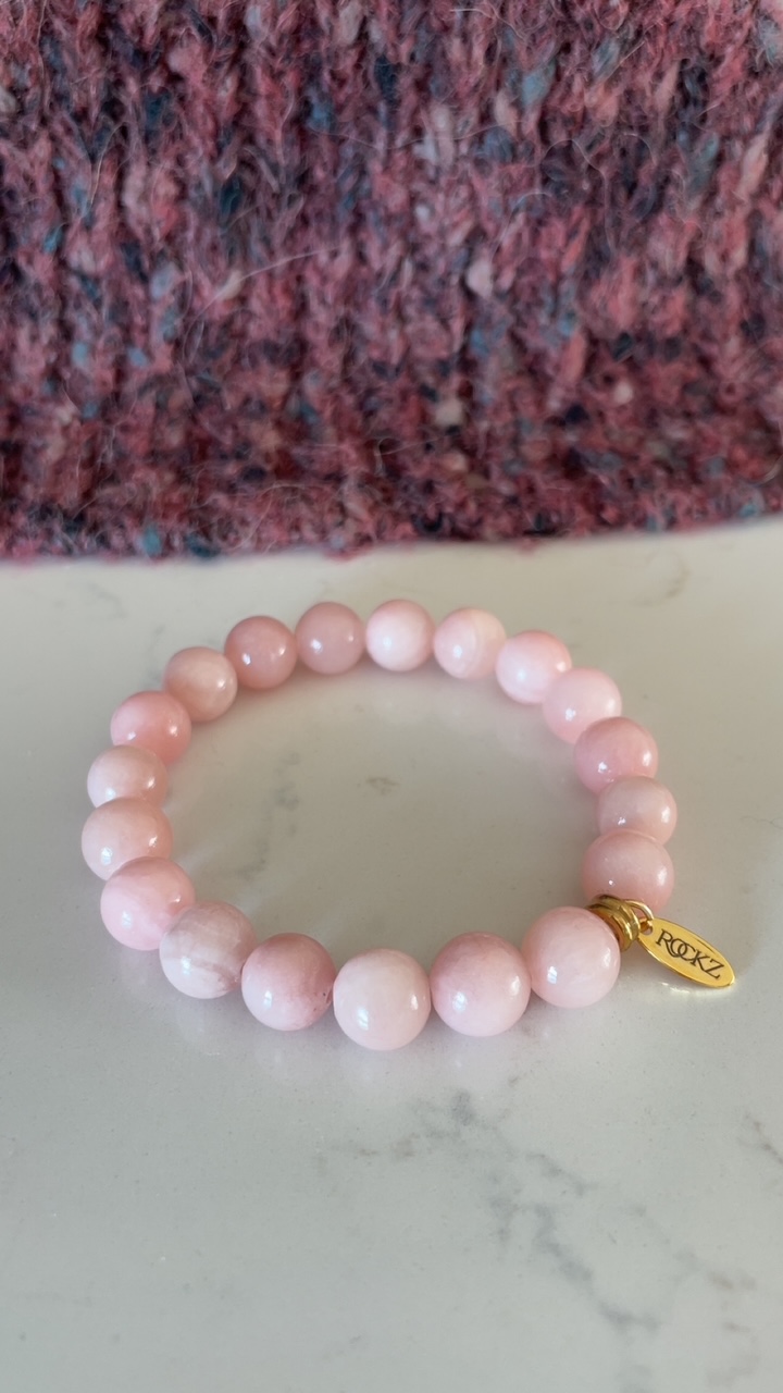 Rosa Jade armbånd - Blush HV25/10