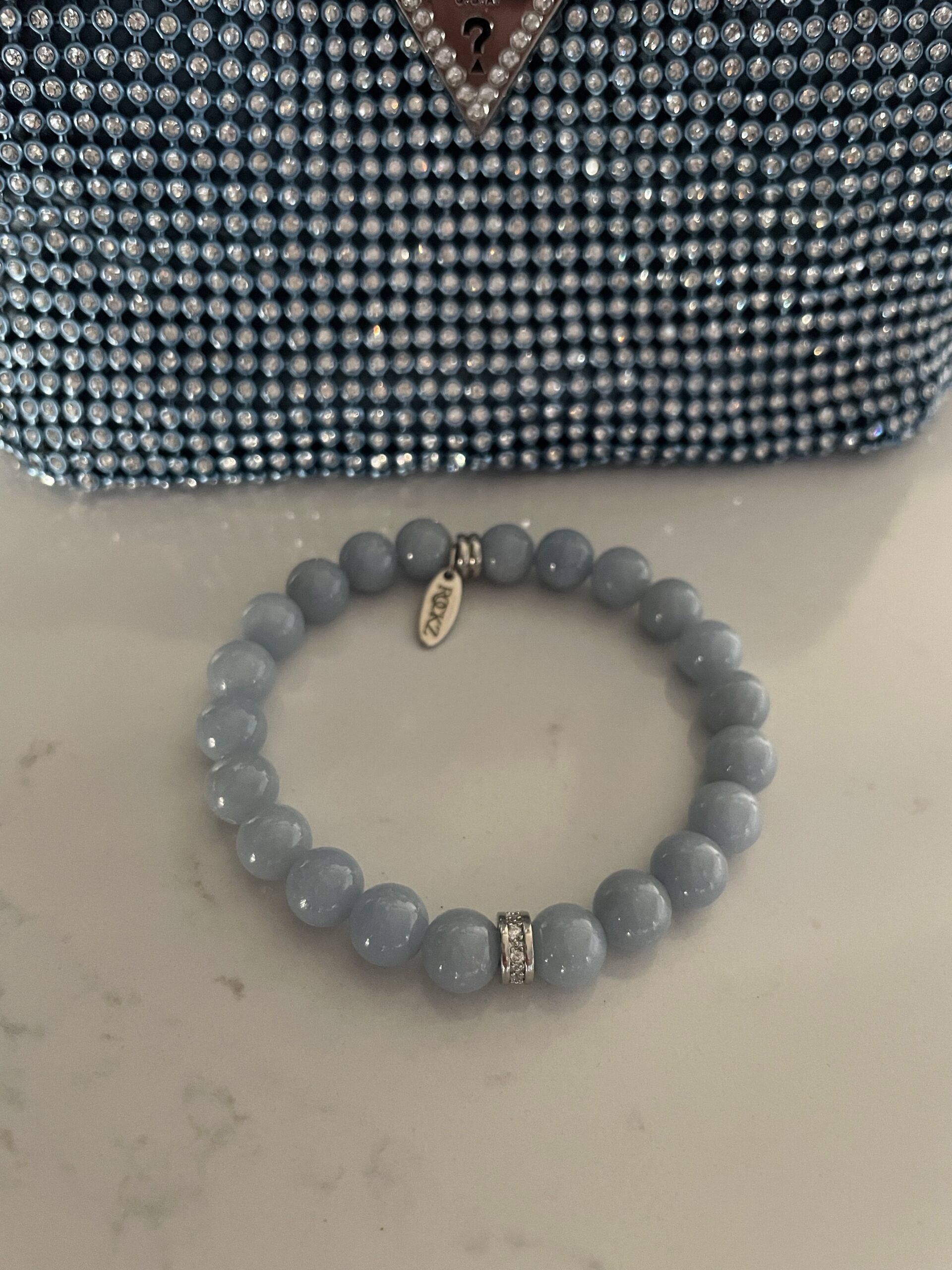 Blå Angelitt armbånd - Sky Mini Silvery VS26/8 - Bilde 3