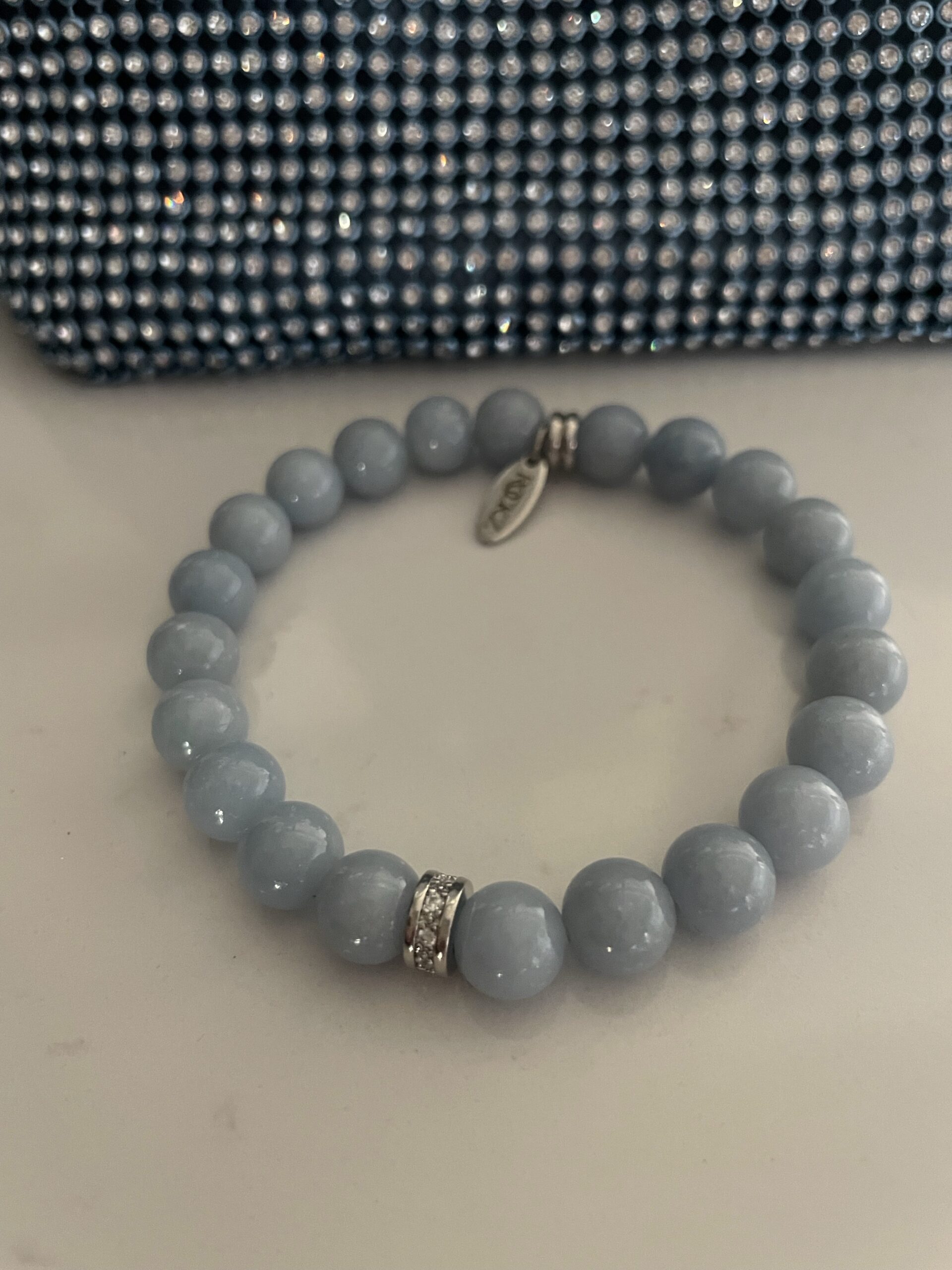 Blå Angelitt armbånd - Sky Mini Silvery VS26/8 - Bilde 4